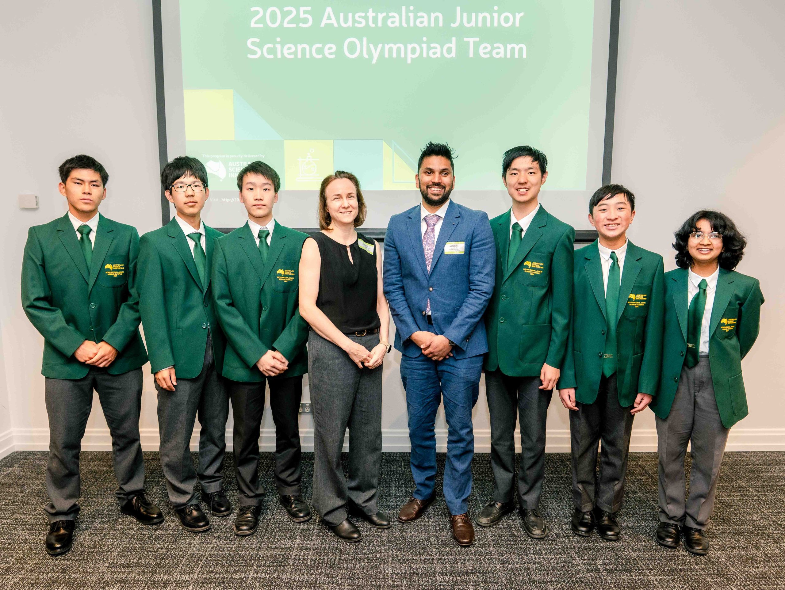 Introducing the Australian team selected for the 2025 International Junior Science Olympiad Team.